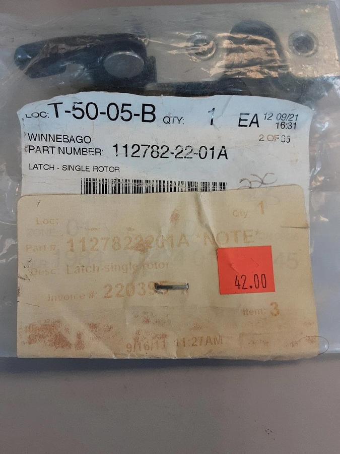 Single Rotor For Winniebago