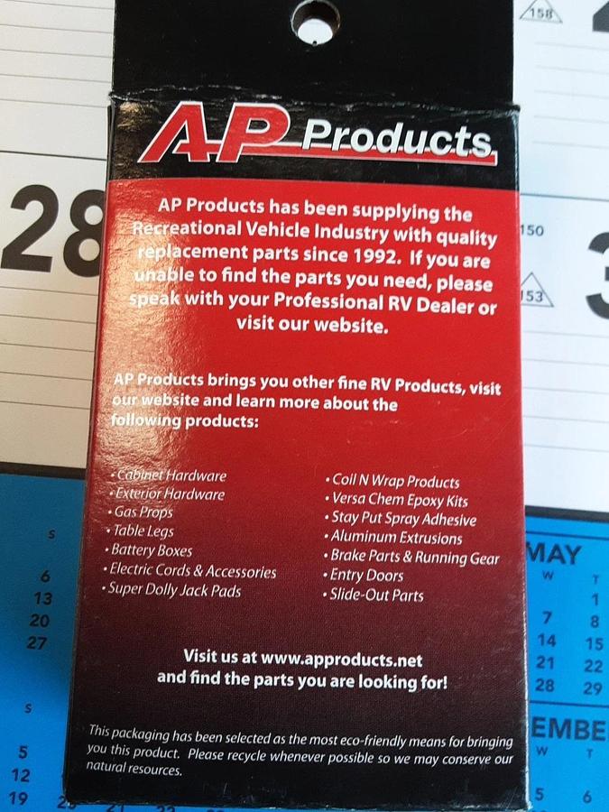 AP Products Table Hitch Braket Kit Table Plate 013-961. Part # 31-1241.