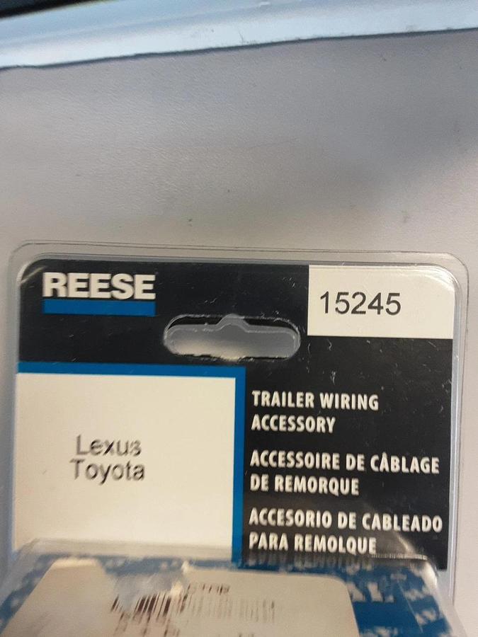 Reese Trailer Wiring Accessory Lexus Toyota Part #15245