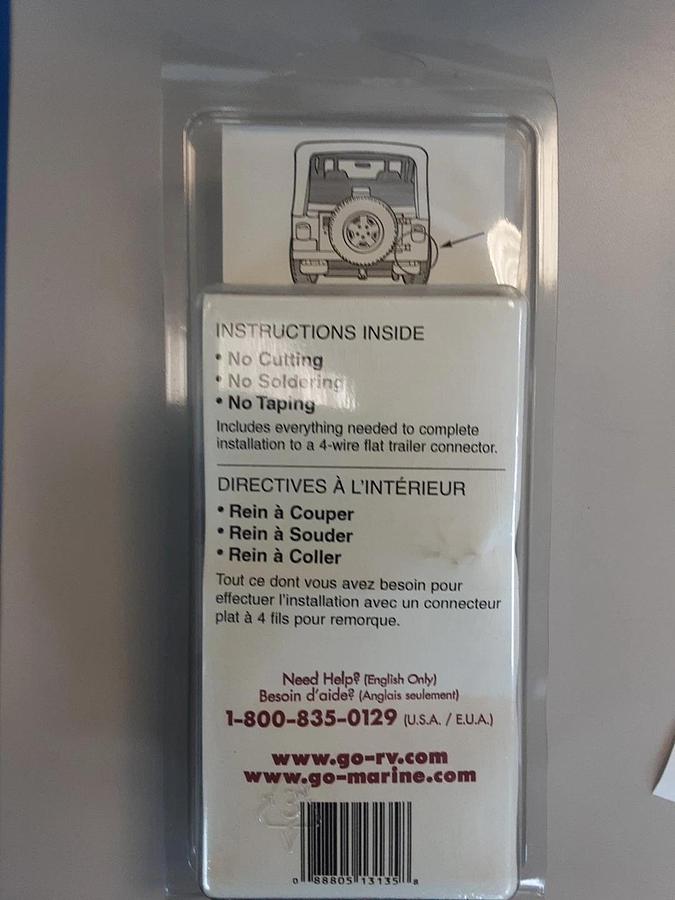 Husky Towing T-Connector For Jeep Part #13135