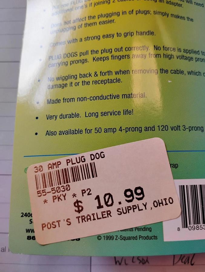 Coil N Wrap 30 Amp Cable Plug Dogs