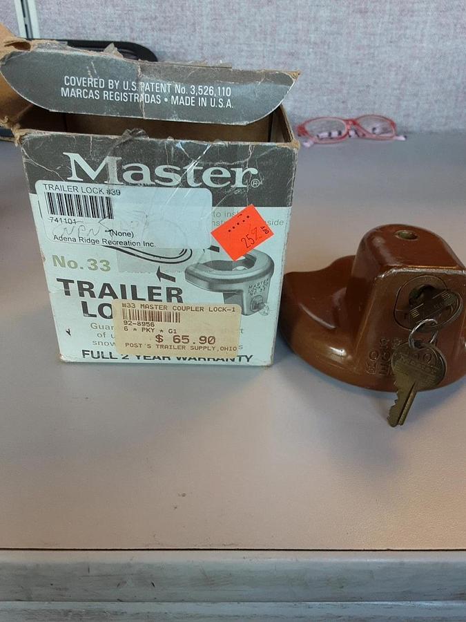Master #33 Trailer Lock Part #92-8956