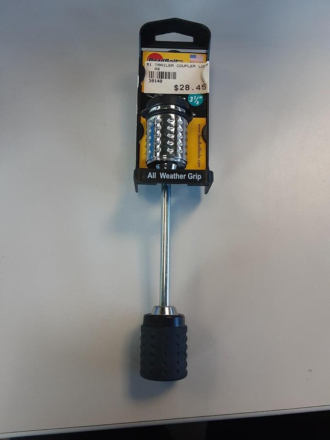 3 3/8" Deadbolt Lock Trailer Coupler Lock Part # 39140