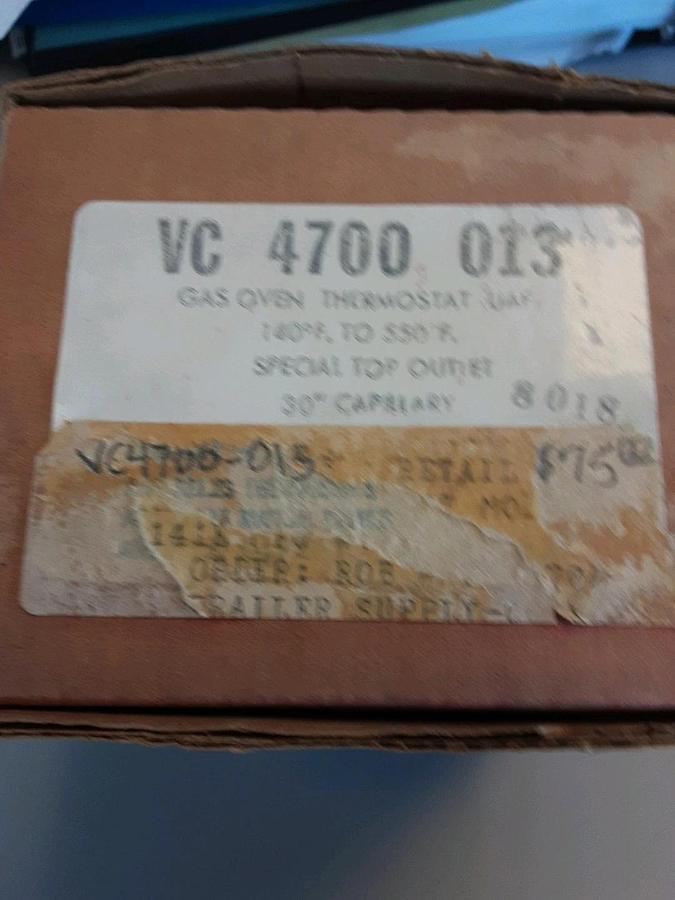 Robertshaw VC 4700-013 Gas Oven Thermostat