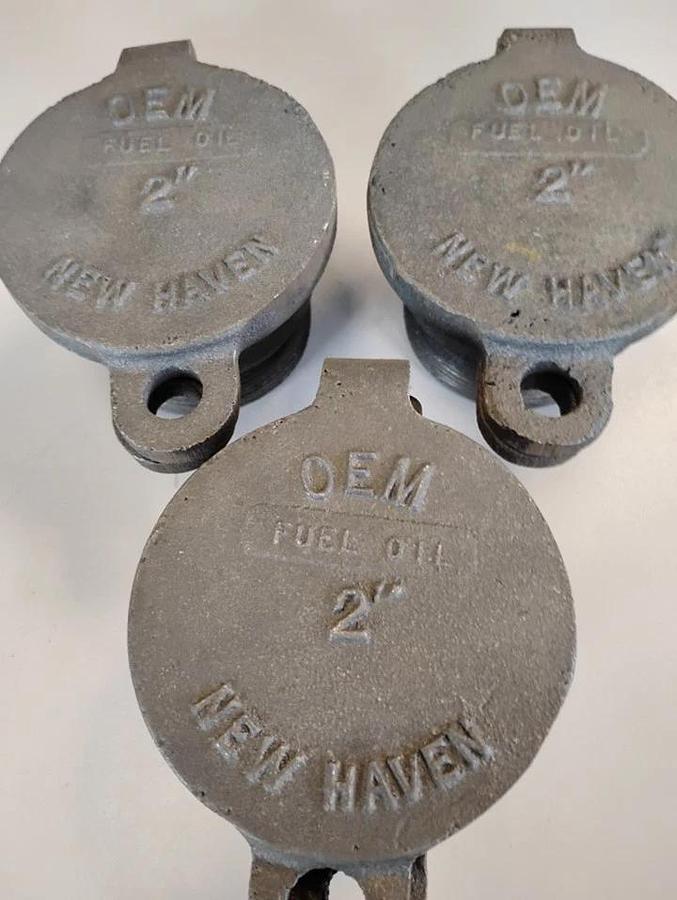Used 2" Male Oil Fuel Caps