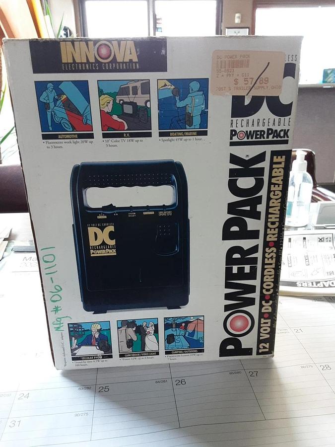 Innova DC Rechargable Power Pack. Part # 55-8923
