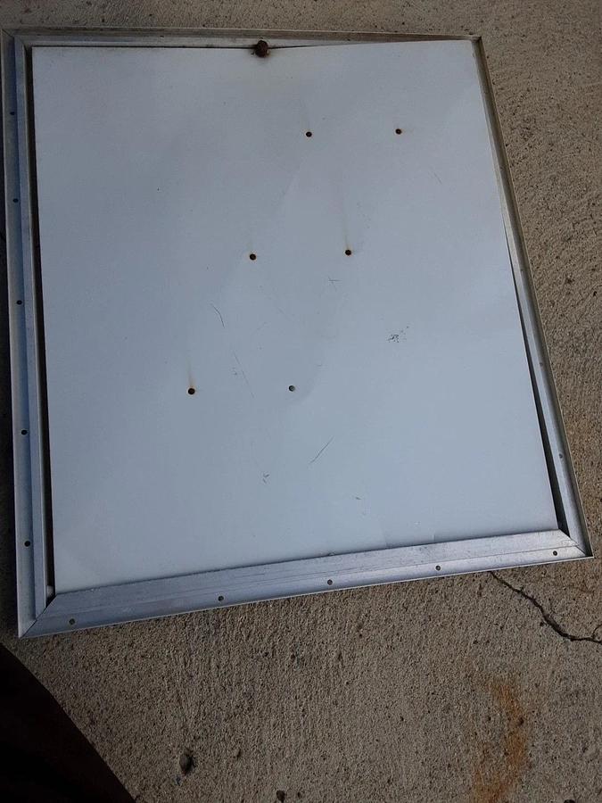 Used water heater access door