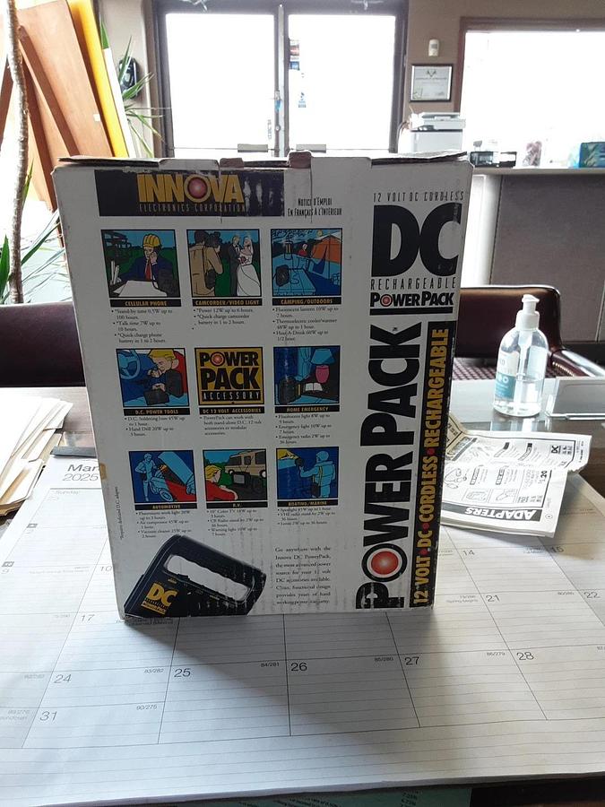 Innova DC Rechargable Power Pack. Part # 55-8923