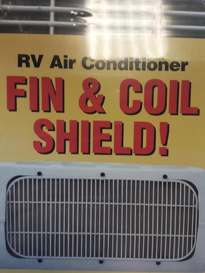 RV Air Conditioner Fin and Coil Shield By Leisure Time Marketing