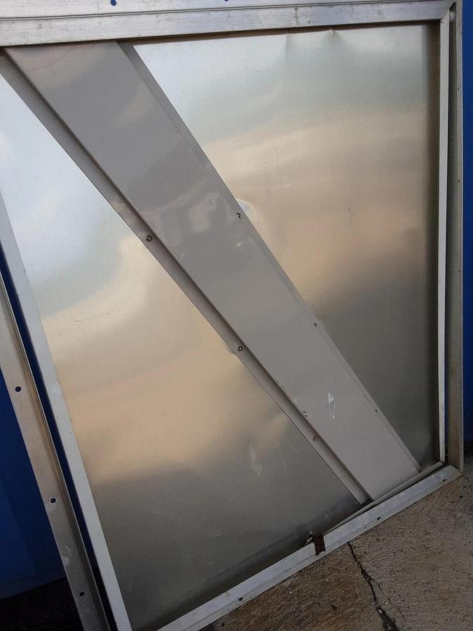Used water heater access door
