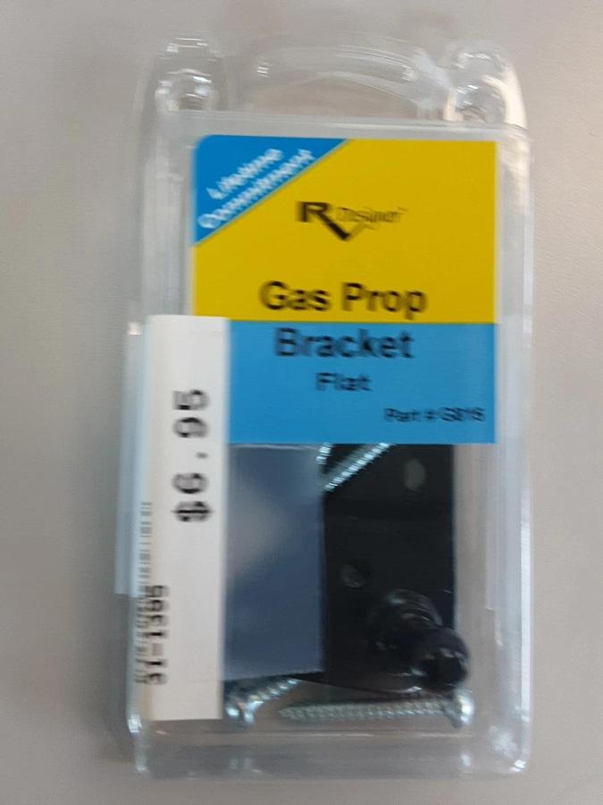 RV Designer Gas Prop Bracket Part # 31-1395. 2 in the Package.