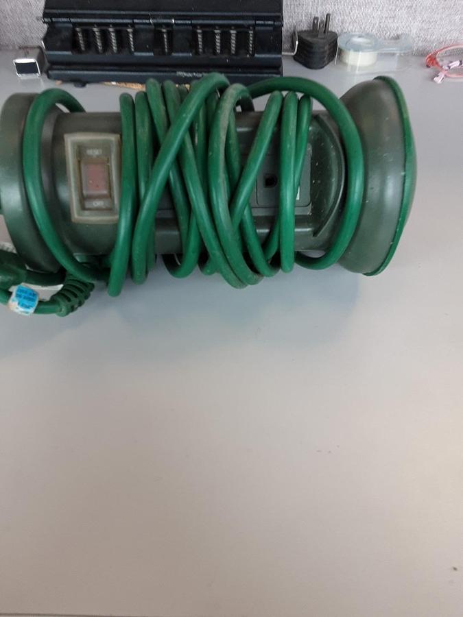 Used Outdoor Extension Cord That Steaks In The Ground