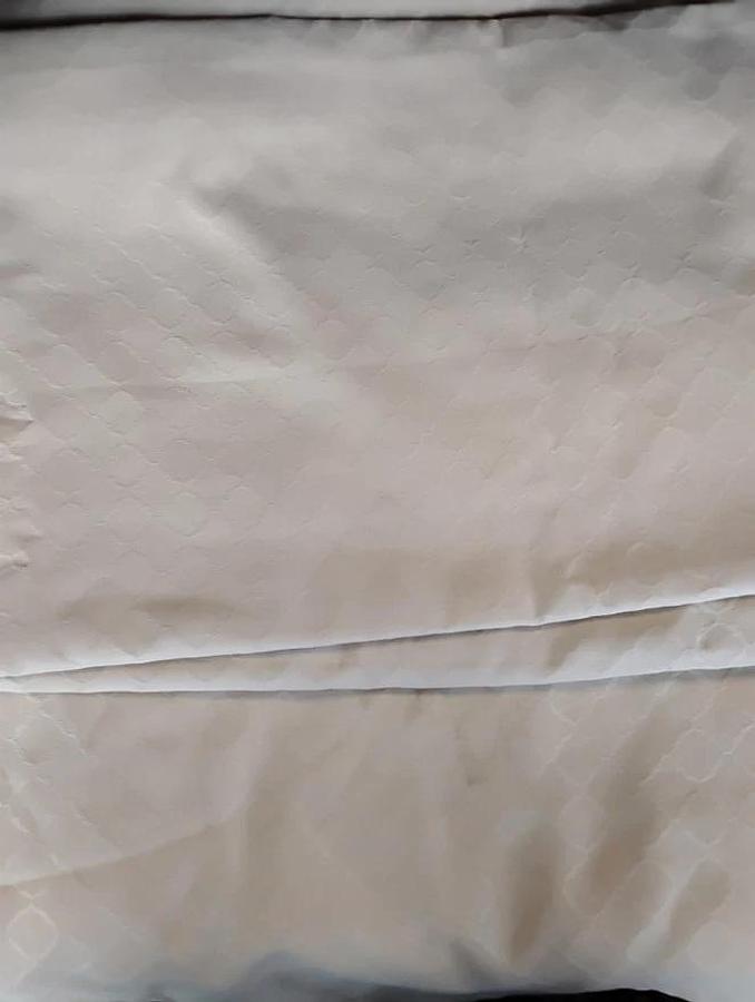 Used Martha Stewart Living Beige Circle Pattern Curtain Drapes