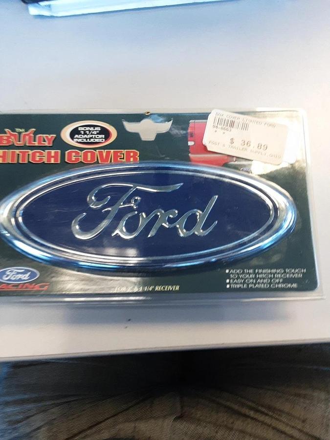 Bully Hitch Cover Ford For 2" And 1 1/4" Reciever. Part # 94-8663