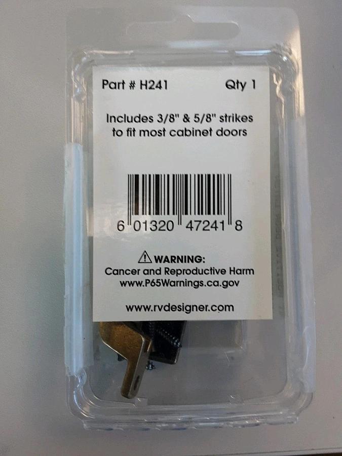RV Designer Positive Latch 4 Strikes Part #31-1502