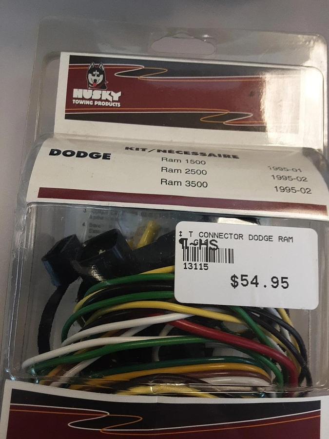 Husky T-Connector For Dodge Ram Trucks Part #13115