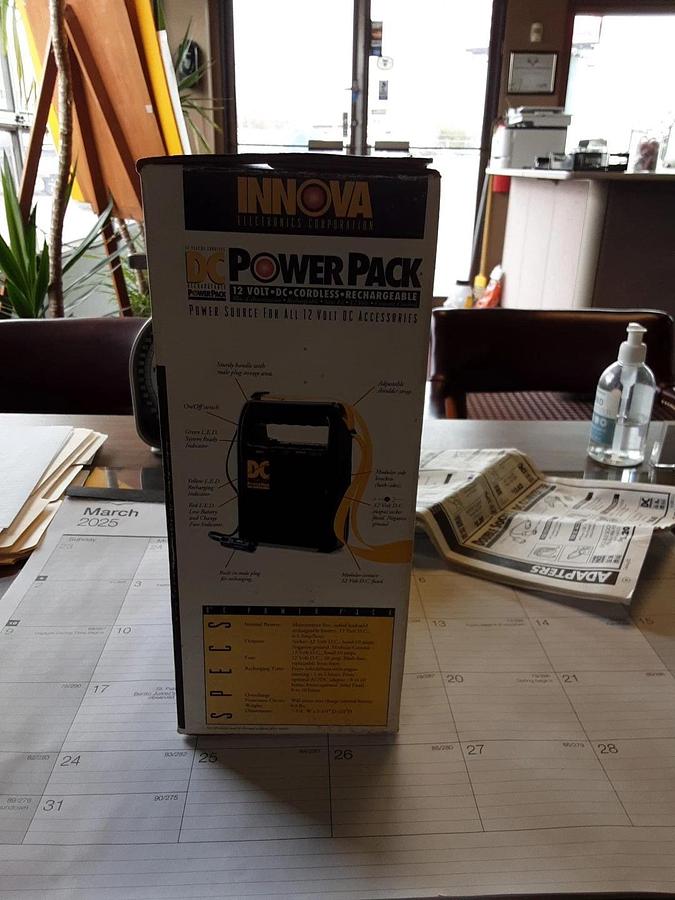 Innova DC Rechargable Power Pack. Part # 55-8923