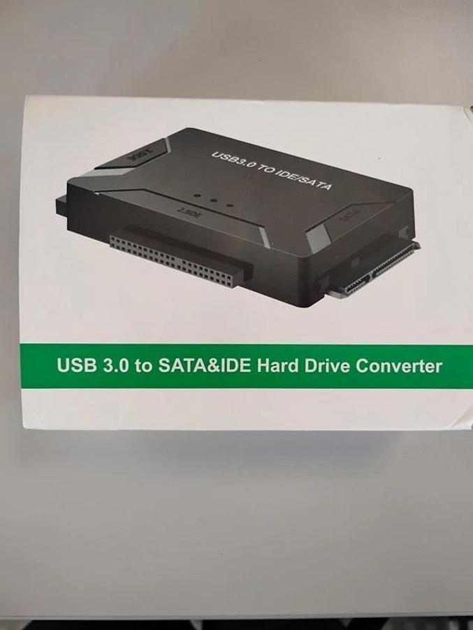 Used USB3.0 to SATA & IDE Hard Drive Converter