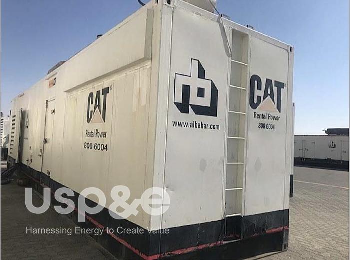 Used 1.6 MW 2007 used 3516B CAT Diesel Genset