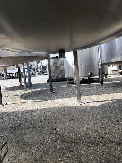 Used 1,000 Gallon Vertical Stainless Steel Tank