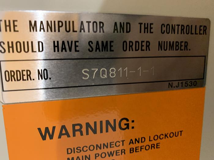 Used MOTOMAN UP50N (HP50) 50KG X 2046MM REACH 6 AXIS CNC ROBOT WITH NX100 CONTROL