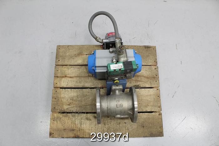 Used Neles Jamesbury 37150313600TTT2 3" Control V-Ball Valve #29937