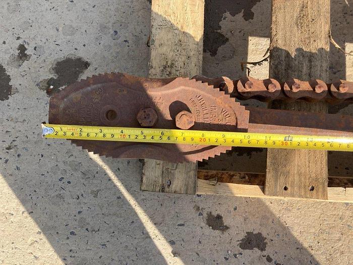 Used J H Williams Vulcan Superior 65" Chain Pipe Wrench