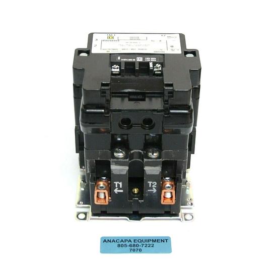 Used Square D 8502 SEO1 S Full Voltage AC Magnetic Contactor Type S + Auxiliary (7070