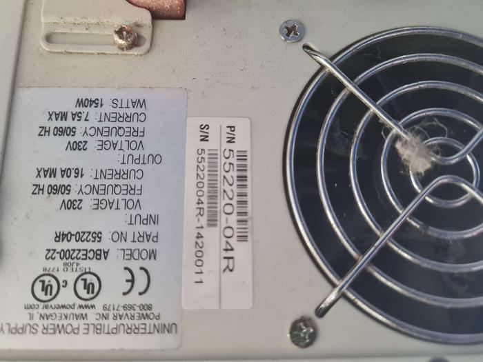 Used Powervar ABCE2202-22 UPS Uninteruptable power supply 