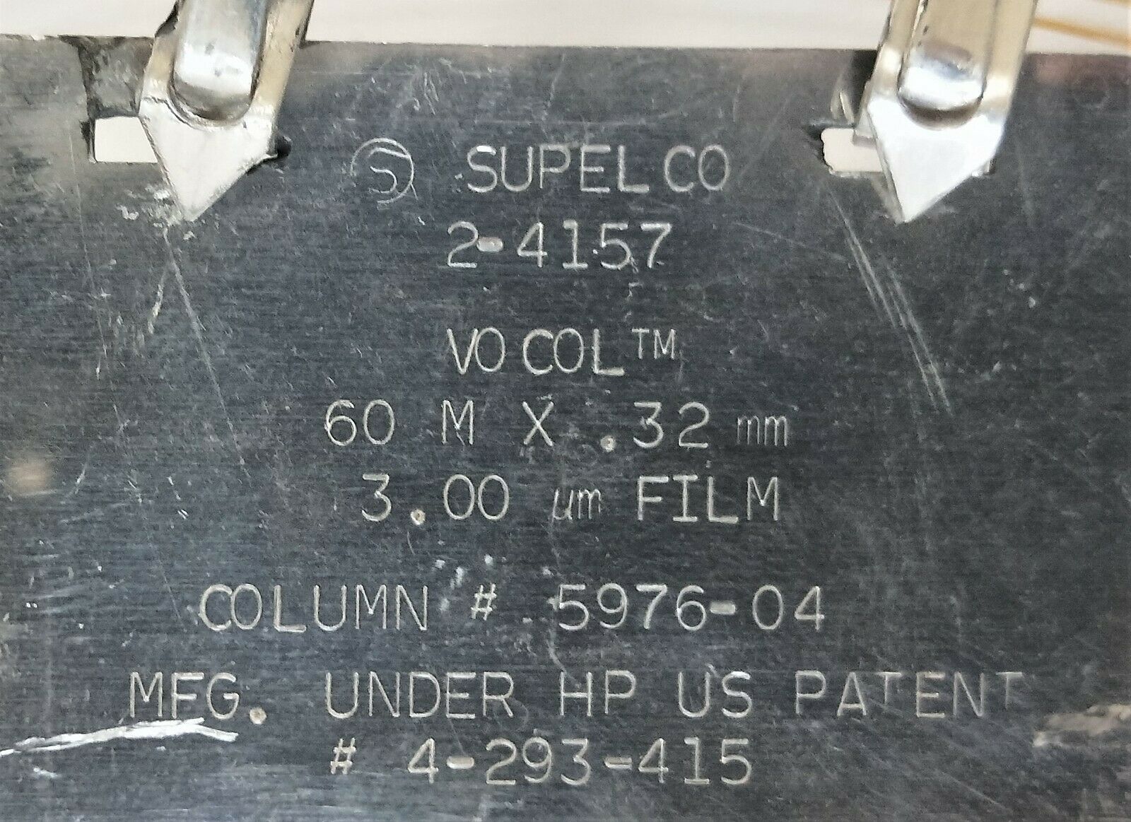 Used Supelco VOCOL (24157) Capillary Column (60M x 0.3mm x 3µm)