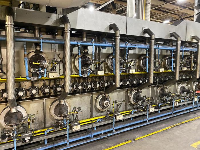 Used Wellman Gas Fired Roller Hearth Furnace (2000*F)