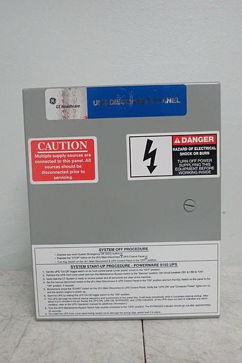 Used GE 1377-X0054 UPS Disconnect Panel