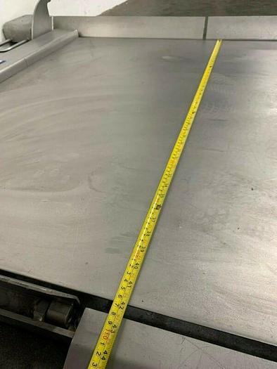 Used Mettler Toledo 2888 Stainless Steel Floor Scale 42" x 42" w/ Roll up Ramps