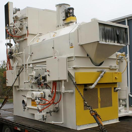 Used Ransohoff 30" Diameter Rotary Drum Washer, Gas Fired, Stainless Steel Contruction, Wash & Dry-Off