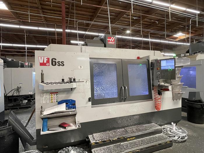Used 2016  HAAS VF-6SS 4-Axis CNC Vertical Machining Center