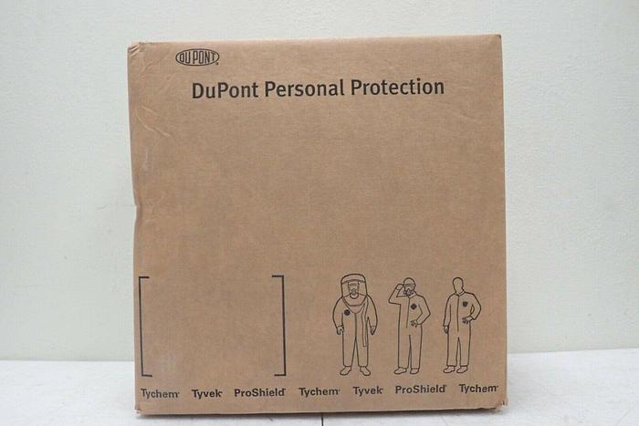 Used Dupont Tychem BR BR128TYLXL0002BN Yellow Coverall, Size XL, 2/Box