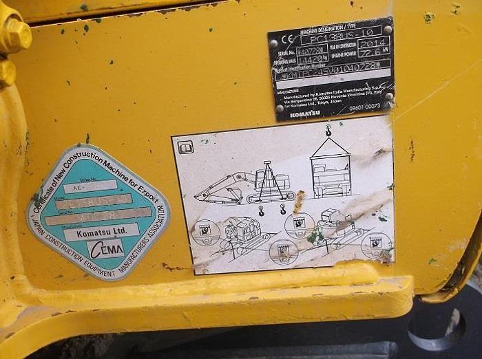 Used 2014 KOMATSU PC138US-10