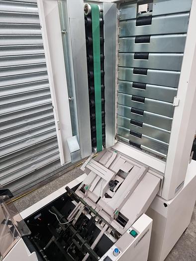 Used plockmatic 310+ 10 station Collator with 61 bookletmaker 