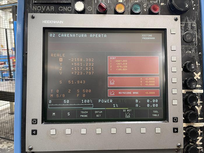 Installata Fresatrice a Banco Fisso Cnc NOVAR PROTEA 5000 x 1000