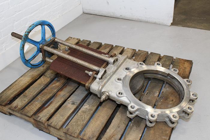 Used True Line 14" Hand Operated Knife Gate Valve #43966