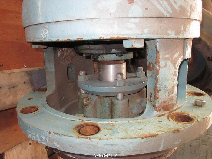 Used Goulds 4x6x14 Power End With Stainless Steel Stuffing Box, 2-Vane 14" Impeller #26917