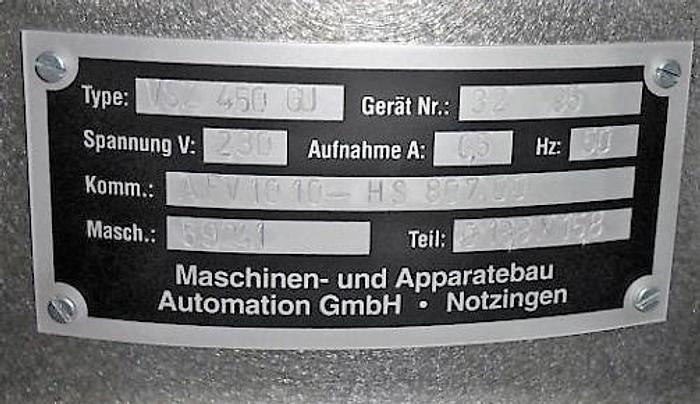 Used 1995 BAUSCH AND STROEBEL AFV 1010