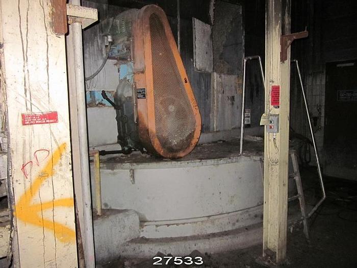 Used Fiberprep HELICO Hi Consistency Pulper, 18 Foot Diameter Tub, Hi Consistency Rotor, Hansen Gearbox, Type Rvk24Sbnn-8, No. 93/R04A, 173358, S.F.2.94, Nominal Hp Is 2350 Hp, 1170 Rpm In/ 145.6 Rpm Out, 8.0325:1. #27533