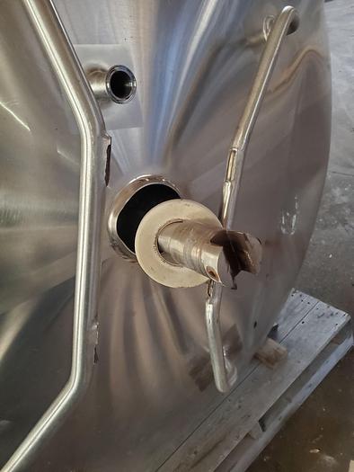 Used 500 gallon jacketed mixing tank
