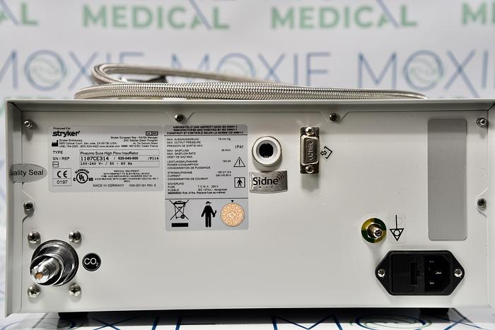 Used Stryker PneumoSure 45 Liter High Flow Insufflator w/Adapter & Yoke 620-040-600