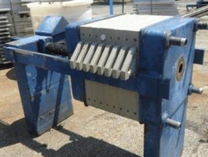 Used 2.25 CU. FT. JWI FILTER PRESS  630 MM – C.G.R. – AUTOMATIC CLOSURE