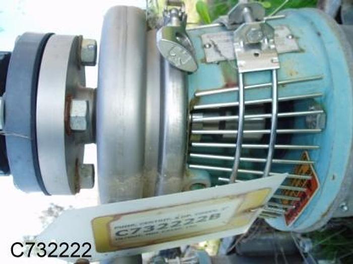 Used Pump, Centrif., 5 HP, 2" In/out, Mdl C216F, Coker, #C732222