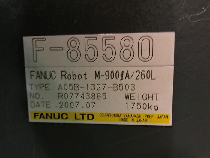 Used FANUC M900iA/260L 6 AXIS CNC ROBOT WITH R30iA CONTROLLER