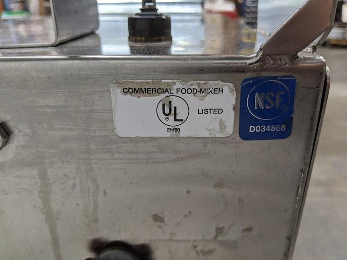 Used Daniels DMX 100 SS Paddle Mixer