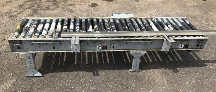 Used 24" x 8'-6" LONG POWERED ROLLER CONVEYOR